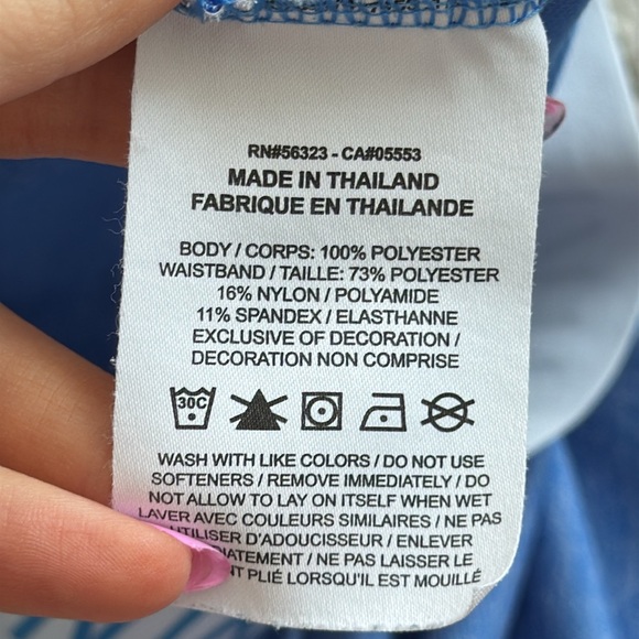 Nike Girl's Athletic Shorts, Blue - Size L - Picture 5 of 5